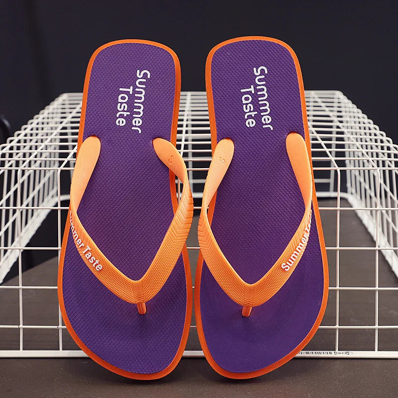Step into Summer with Our Stylish Men's Flip Flops - Non-Slip Beach Slippers for Ultimate Comfort