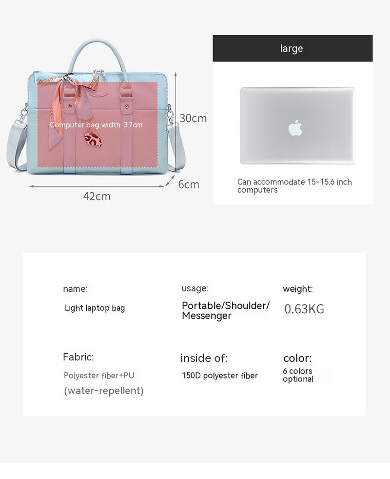 Båstad - Ultra-Lightweight Laptop Bag with Handle – Shock-Absorbing Laptop Sleeve for 13"-15.6" Devices
