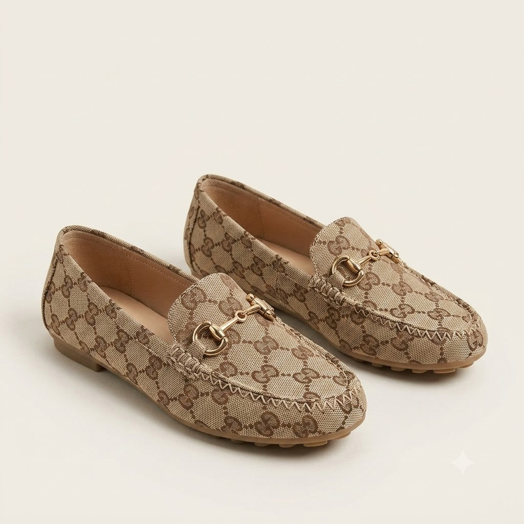 Stylish Women's Slip-On Loafers – Comfortable and Durable with Rubber Outsole