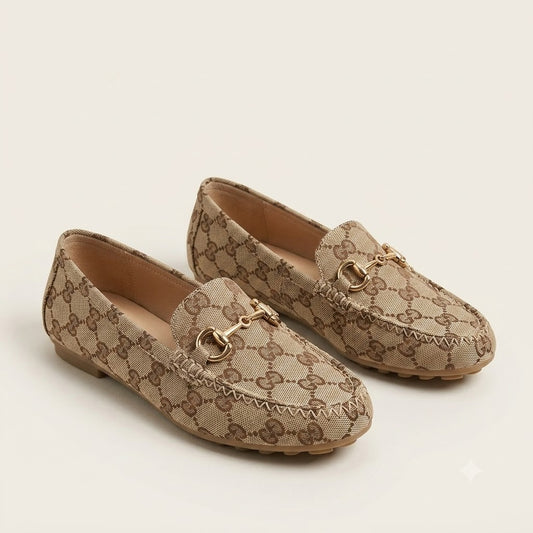 Stylish Women's Slip-On Loafers – Comfortable and Durable with Rubber Outsole