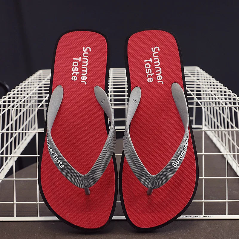 Step into Summer with Our Stylish Men's Flip Flops - Non-Slip Beach Slippers for Ultimate Comfort