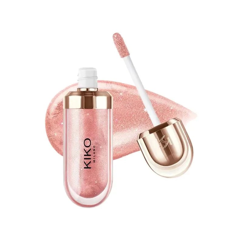 Transform Your Look with 3D Liquid Lip Glaze - Nourishing Transparent Lip Gloss for Full, Glossy Lips in Milk Tea Bean Paste Shade