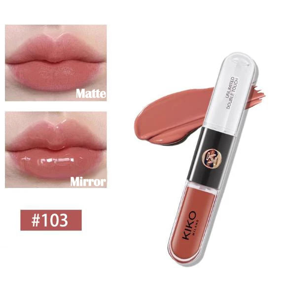 Transform Your Look with 3D Liquid Lip Glaze - Nourishing Transparent Lip Gloss for Full, Glossy Lips in Milk Tea Bean Paste Shade