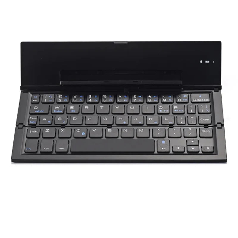 BOW Compact Folding Bluetooth Keyboard - Rechargeable Wireless Pocket Keyboard for iPhone, Samsung, and Tablets