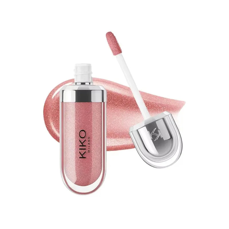 Transform Your Look with 3D Liquid Lip Glaze - Nourishing Transparent Lip Gloss for Full, Glossy Lips in Milk Tea Bean Paste Shade