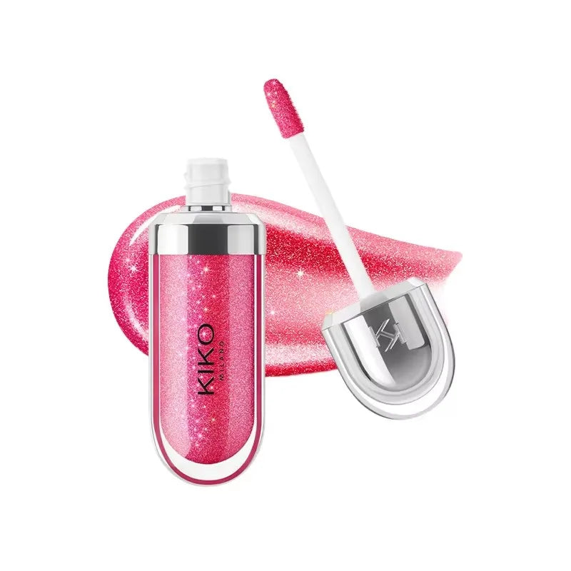 Transform Your Look with 3D Liquid Lip Glaze - Nourishing Transparent Lip Gloss for Full, Glossy Lips in Milk Tea Bean Paste Shade