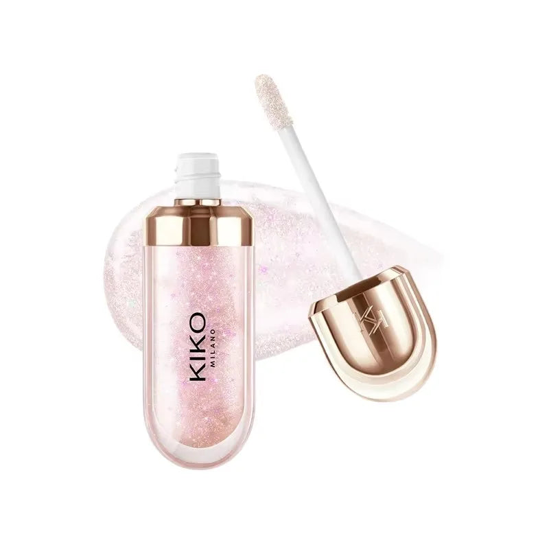 Transform Your Look with 3D Liquid Lip Glaze - Nourishing Transparent Lip Gloss for Full, Glossy Lips in Milk Tea Bean Paste Shade