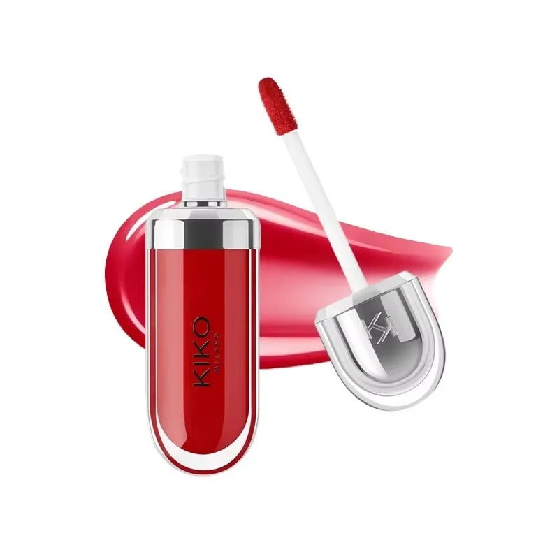 Transform Your Look with 3D Liquid Lip Glaze - Nourishing Transparent Lip Gloss for Full, Glossy Lips in Milk Tea Bean Paste Shade