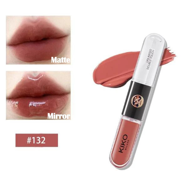 Transform Your Look with 3D Liquid Lip Glaze - Nourishing Transparent Lip Gloss for Full, Glossy Lips in Milk Tea Bean Paste Shade