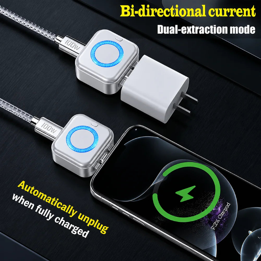 Experience Lightning-Fast Charging with the 140W PD USB-C Cable Featuring Automatic Power-Off Technology