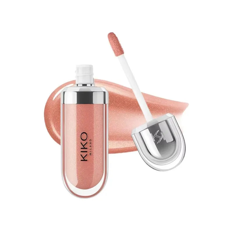 Transform Your Look with 3D Liquid Lip Glaze - Nourishing Transparent Lip Gloss for Full, Glossy Lips in Milk Tea Bean Paste Shade