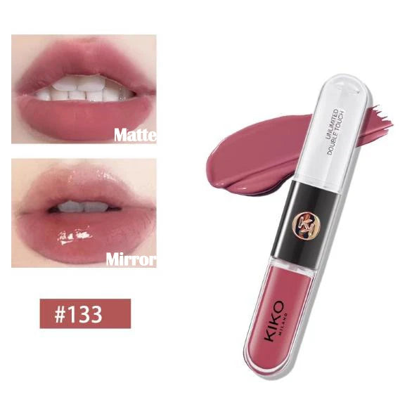 Transform Your Look with 3D Liquid Lip Glaze - Nourishing Transparent Lip Gloss for Full, Glossy Lips in Milk Tea Bean Paste Shade